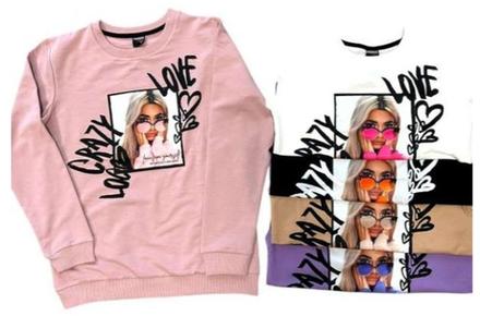 Krásna mikina crazy love, 122 - 176