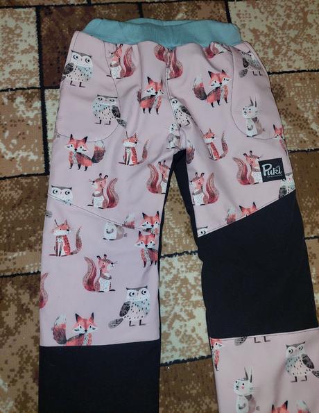 Softshellove nohavice, hrube 134, 134