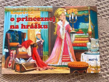 Krásne leporelo rozprávka o princeznej na hrášku,