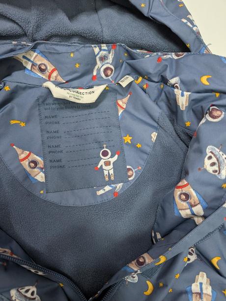 Zateplena bunda do dazda, tchibo,104