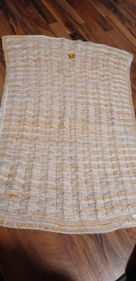 Pletená deka pre novorodenca, 