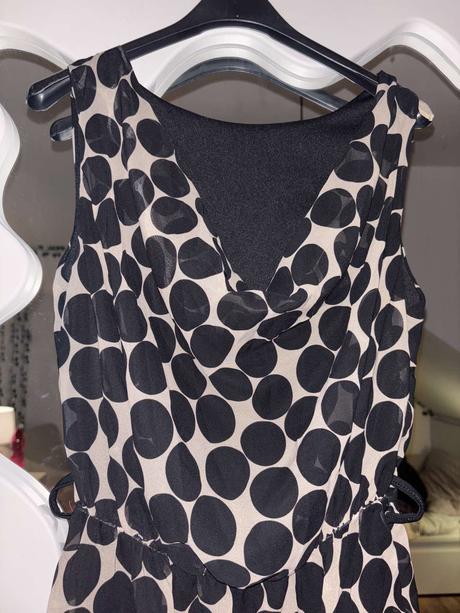 Bodkovaný top xs/s, tu,s