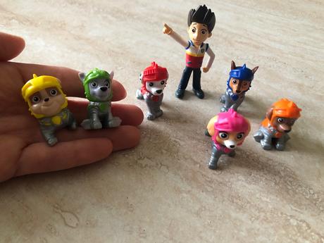 Labková patrola, paw patrol, 7 ks, top stav, 