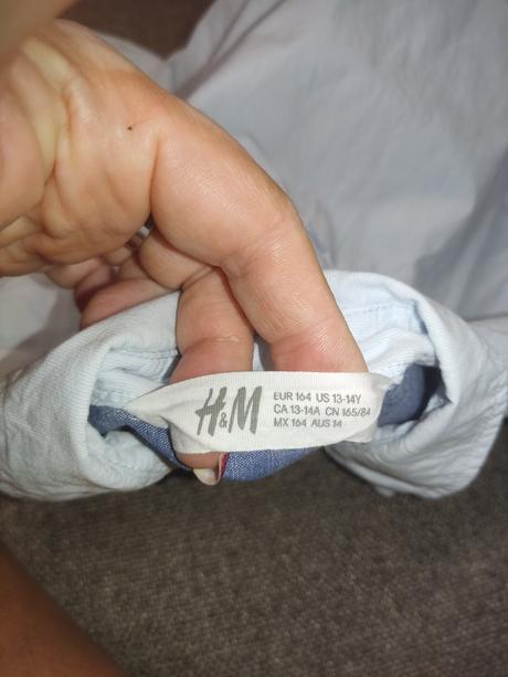 Letná košeľa, h&m,164