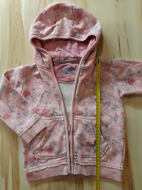 Zateplená kvetinková mikina, cherokee,104