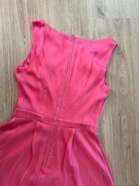 Dlhé malinové šaty, orsay,s