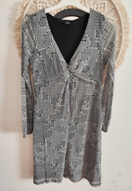 Čiernobiele šaty esprit, esprit,m