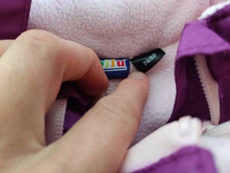 Dievcensky zimny overal lupilu 74/80, lupilu,74