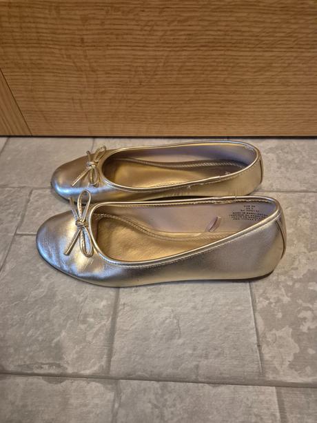 Balerínky h&m zlaté pre dievča 36, h&m,36