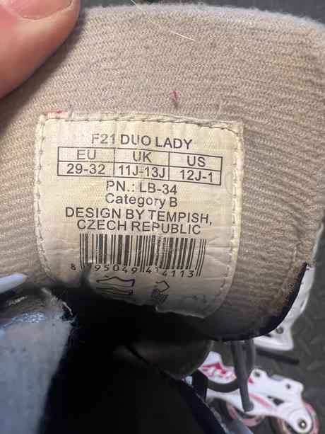 Dievčenské korčule tempish f21 duolady, tempish,29