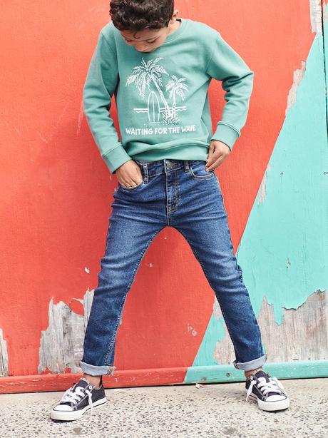 Elastické rifle vertbaudet 92 po 164, vertbaudet,92 - 164