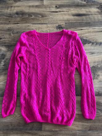Ružový svetrik, xs