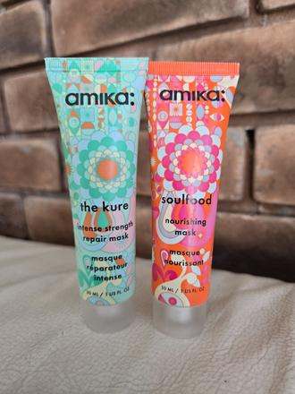 Amika soulfood + kure  masky na vlasy 30+30ml, 