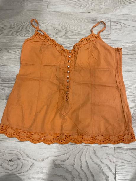 Oranžové tielko, orsay,40