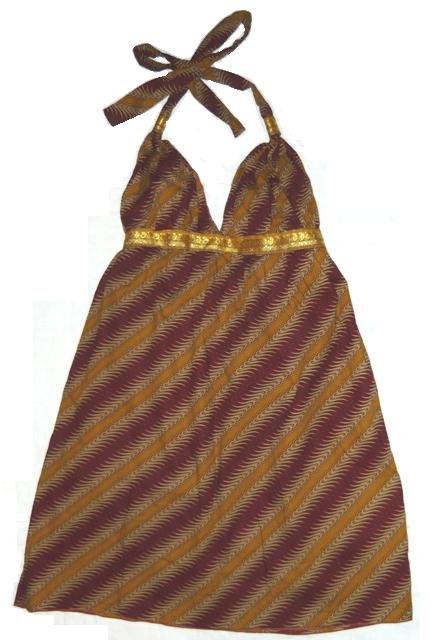 Sexi šaty so zlatou stuhou, s