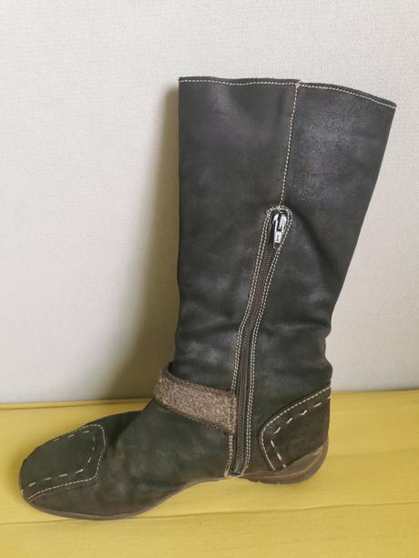 Vysoké kožené čižmy, 37