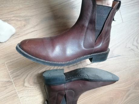 Dámske kožené clenkove topanky gant, gant,37