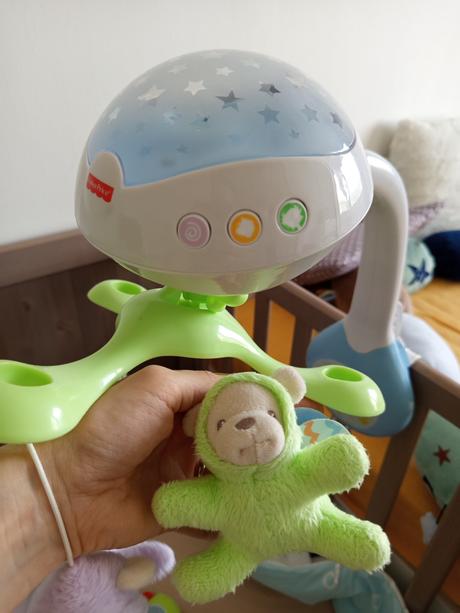 Fisher-price hudobny kolotoc s projektorom,