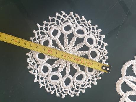 Háčkované dečky - rôzne 15cm,