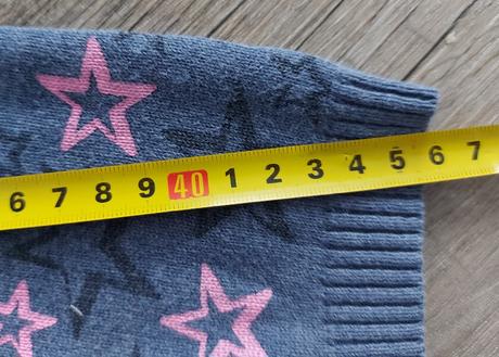 Pletené šaty s hviezdičkami, 104