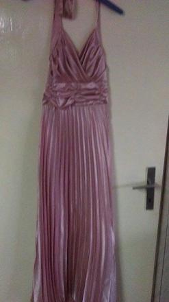 Damske ruzove plysovane saty m, m