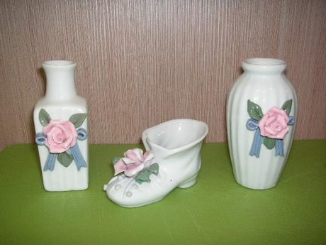3 x sada vázičiek, 