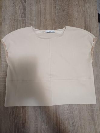 Béžové tricko, mango,s