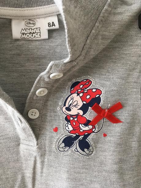 Šaty alebo tunikové tričko minnie, top stav, disney,128