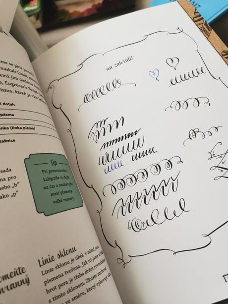 Kreativní písmo- na nacvik kaligrafie, 