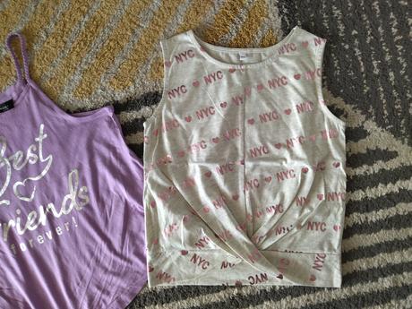 Tielka nyc a fialové 146/152, c&a,146