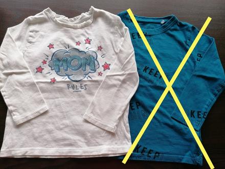 Biele triko, zara,104