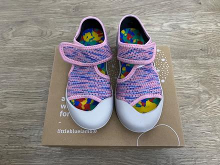 Barefoot sandále na suchý zips, little blue lamb,30