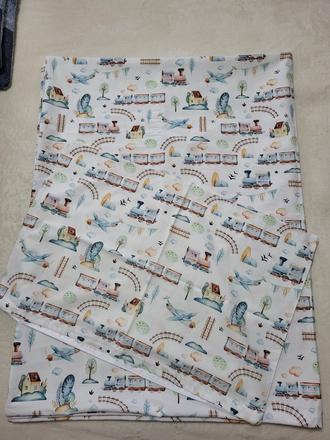 Postelne obliecky vlacik, šírka (cm): 70,dĺžka (cm): 90