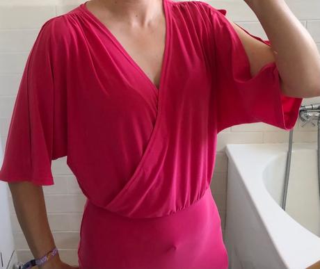 Ružové šaty/tunika chantall m/38, chantall,38