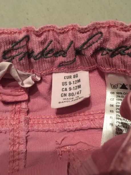 H&m nohavice, h&m,80