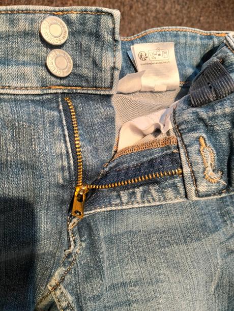 Dievčenské džíny, h&m,146