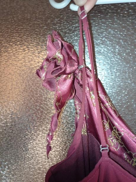 Spoločenské šaty bordova /vínová farba -, 46