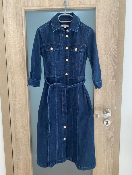 Tommy hilfiger džínsové šaty, tommy hilfiger,34
