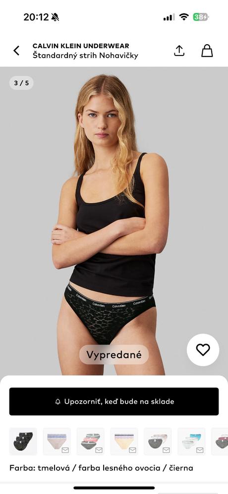 Nohavičky calvin klein 3-pack nové, calvin klein,s