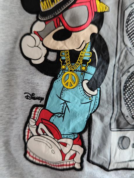 Moschino mickey perfektná štýlová mikina, moschino,s