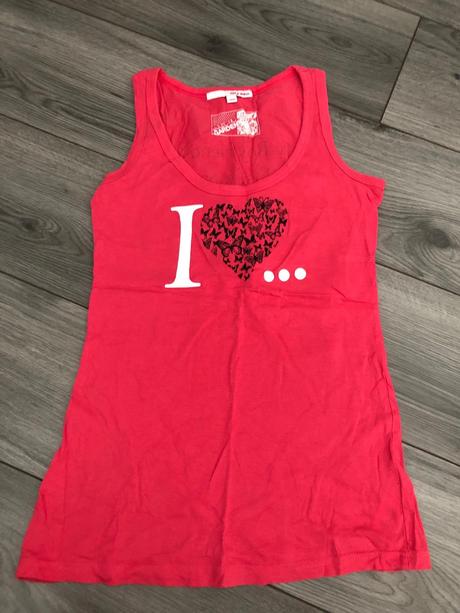 Ružové tričko  s vtipným textom s, tally weijl,s