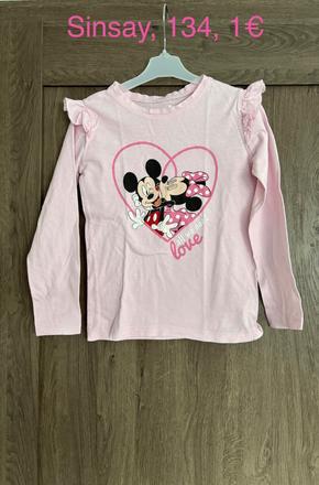 Tričko s dlhým rukávom, sinsay,134