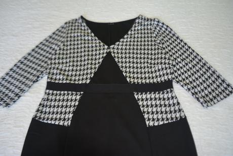 Dámske čierno-biele šaty veľ. xl/xxl, xl