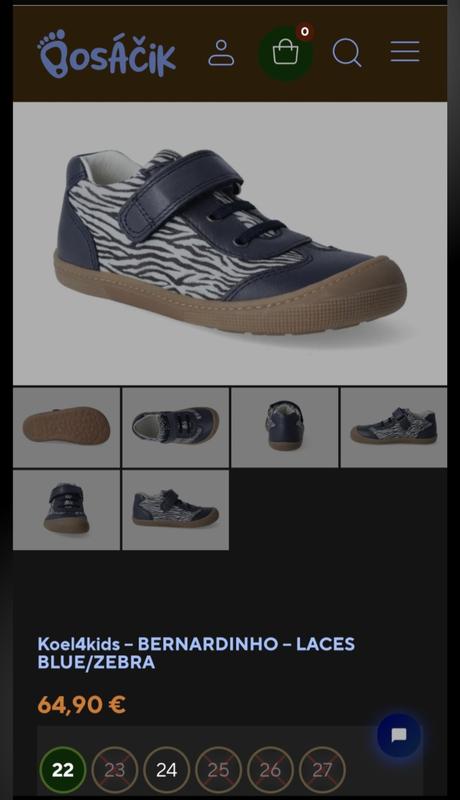 Koel 4 kids bernardinho zebra blue, 25, koel4kids,25