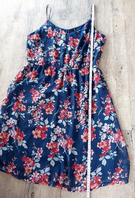 Kvetinové šaty na ramienka vero moda, vero moda,40
