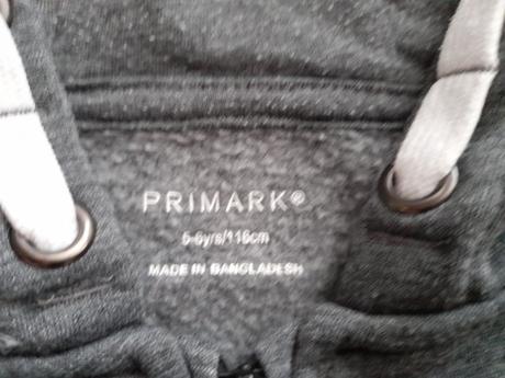 Mikina na zips, primark,116