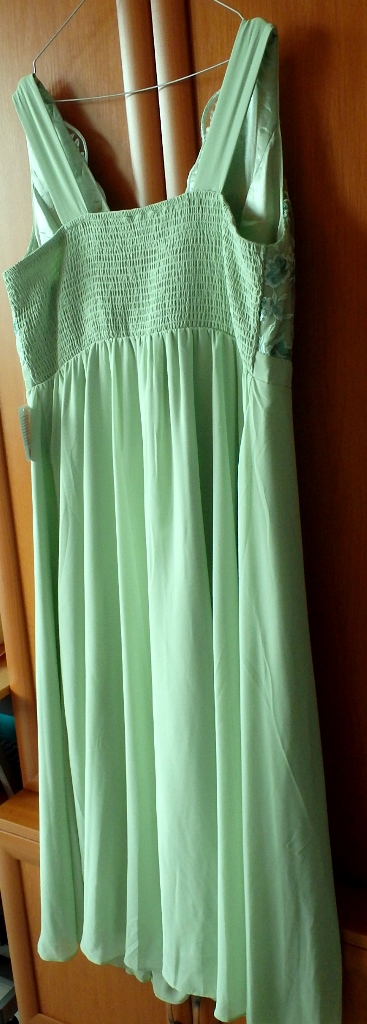 Šifónové šaty s flitrovanou výšikou, v.50/52/xxl, bonprix,xxl