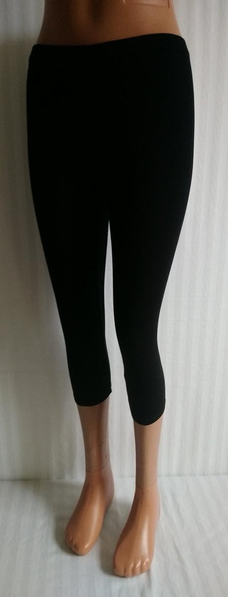 Dámske čierne 3/4 legíny, amisu, amisu,m