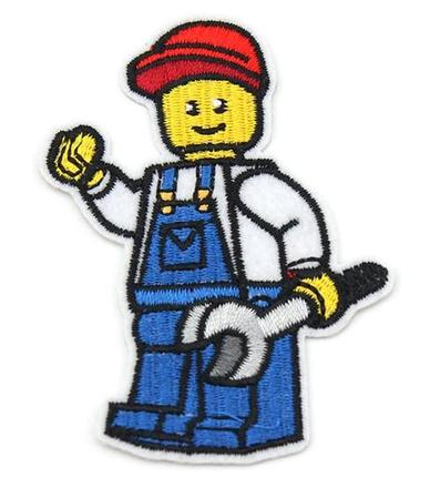 Nažehľovačka legový panáčik 7,3x4,5cm (nz450),