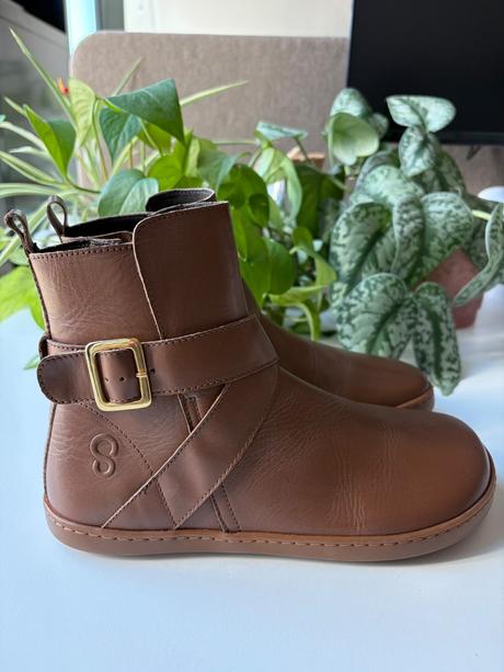 Shapen barefoot členkové čižmy divine brown,veľ.37, 37